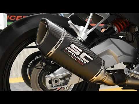 SC-Project Full Exhaust System 2-1 with SC1-R Muffler for Aprilia RS 660 / Tuono 660 - Street Legal