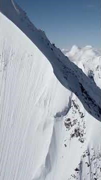 The Steepest Ski Descent You've Ever Seen | Extreme Freeride POV #skiing #ski