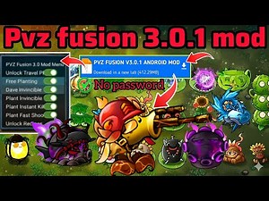 Pvz fusion 3.0.1 mod menu for Android and PC ‼️