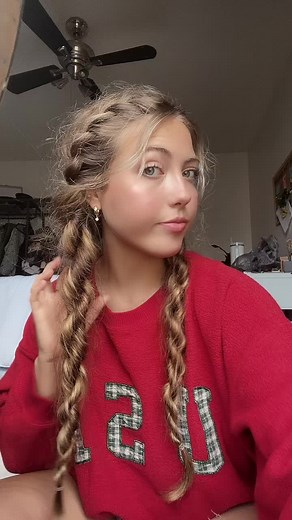 first time doing a twist braid :) #braid #twistbraidstyle | brooke monk hair tutorial