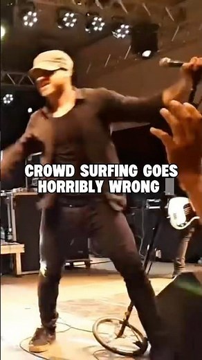 Crowd Surfing (GONE WRONG) 😳 #foryou #interestingfacts #funnyvideo #crowdsurfing