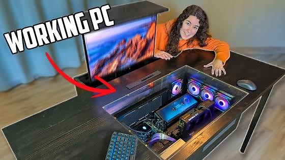 Custom desk PC build - Alienware challenge