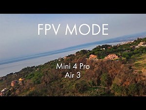 DJI Mini 4 Pro and Air 3 FPV Mode (Without Goggles)