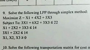 Solve the following LPP through simplex method:Maximize Z = X... | Filo