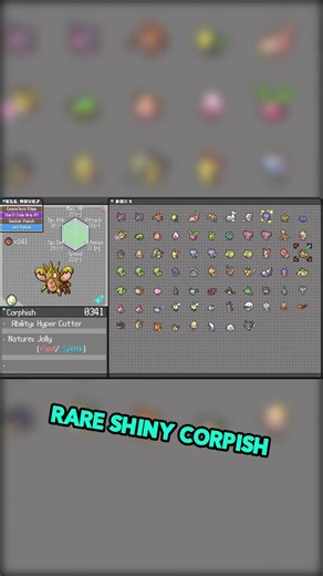Shiny Corphish Appears After Only 74 Eggs!