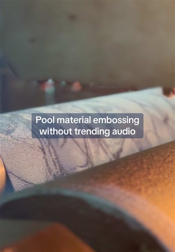 Did you know embossing flexible material Like pool liners is a mechanical process that creates a raised, three-dimensional pattern? Here at our manufacturing facility in PA, we applyi high, controlled pressure and heat to push the pool material into a desired shape — achieving the gorgeous technical an functional textures you see on a finished and fabricated pool liner. 👍💙 #factorywork #howitsmade #poolliners #swimmingpools #manufacturing