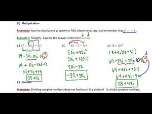 1.4.4 Operations with Complex Numbers