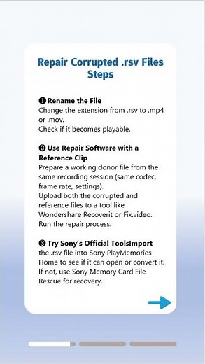 Recover Sony RSV Files Like a Pro 🎥 Easy Steps #sony #filerecovery