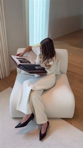 BOLIA on Instagram: "Modules from our modular sofas can easily become a lounge chair 🫶🏻 Just like @synnekristines, who styles a single back module from the Núvol Modular Sofa as a standalone lounge chair in the beautiful Monza fabric in colour Ivory 🛋️ Designed to adapt to your lifestyle, Núvol features removable covers, traceable materials and a flexible modular system tailored to your needs. Explore more via the link in bio or visit your local store. 🩶 #BOLIA"