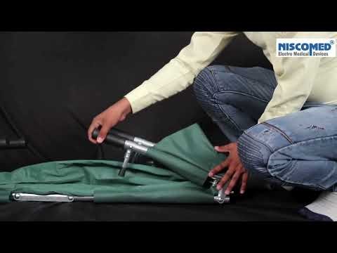 Four Fold Stretcher | Emergency Patient Transfer | Lightweight Rescue Stretcher | Music
