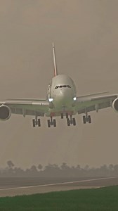 58K views · 453 reactions | A380 Biggest Plane From #MSFS Landing In Deep Fog #aircraft #landing | Survival Gaming King | Facebook
