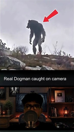 DOGMAN Encounter Filmed by Park Ranger #dogman #cryptid #caughtoncamara #reactionvideo #cryptids
