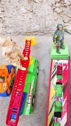 “Toy Army Trucks on Full Alert | Military Vehicles Guarding the Road”#toys #shorts #toy army