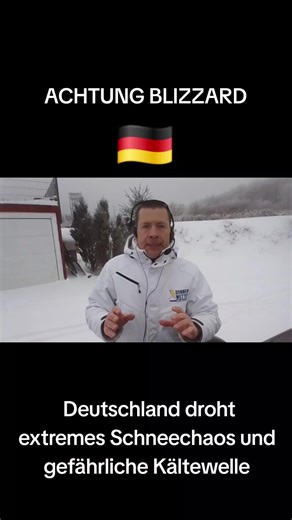 ACHTUNG BLIZZARD: Deutschland droht extremes Schneechaos und gefährliche Kältewelle. #viralvideo #viral #news #germany #europe