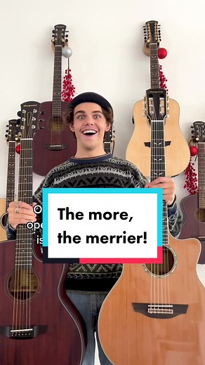 There’s no such thing as having too many guitars 😅 don’t miss this epic promo. #guitartok #acousticguitar