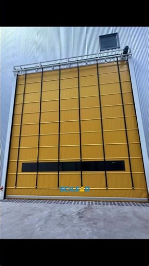 Stacking high speed door. High wind resistance.#highspeeddoor rollershutterdoor#rapiddoor