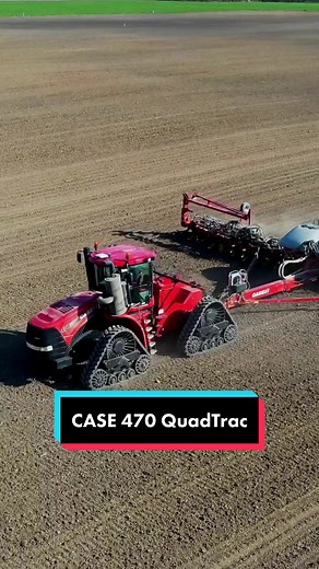CASE 470 QuadTrac Planting Corn: Putting 24 Rows in the Ground