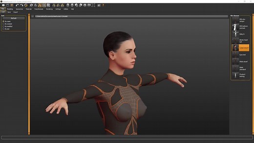 开源人形生物生成器-MakeHuman （源码见简介）
