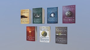 A Song of Ice and Fire Books (Game of Thrones) - Download Free 3D model by Yanez Designs (@Yanez-Designs)