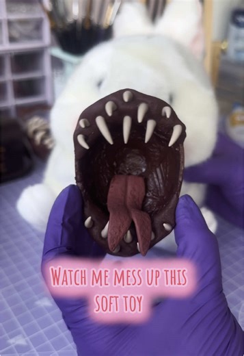 Messing Up a Soft Toy: Cute Meets Creepy