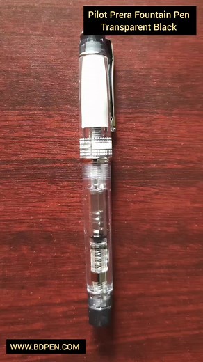1.1K views · 4 comments | Pilot Prera Fountain Pen Transparent Black. #bdpen #bdpens #pilotpen #pilotprera #fountainpen #fountainpens BD Pen | Get Polishd | Facebook