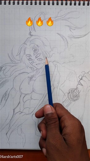 kokushibo drawing 🔥 #demonslayer #anime #new #viral #art #shorts #viralshorts #trending #kokushibo
