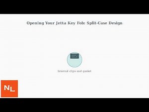 How To Open Jetta Key Fob – Split Case & Replace Battery