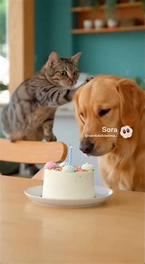 Funny Cat Pranks Dog While Eating! 😂🐱🐶