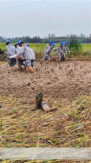 Leverage Wisdom in Muddy Fields: Workers Combine Force to Unscrew Bolt Rods