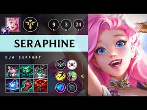 Seraphine Support vs Leona: Rampage - KR Challenger Patch 14.18