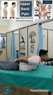 Best Exercise for Upper back posture Correction. Exercise for upper back.#upperbackpainrelief