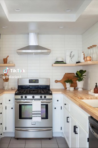 Creative Ideas for Small Kitchen Designs with Sticker Decor