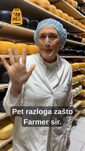 Farmer sir je domaći delikates, stvoren iz ljubavi prema tradiciji i vrhunskom mleku. Bez aditiva, bez kompromisa. Sa naše farme stiže pravo na vašu trpezu. 📞 Porudžbine: 060 170 47 34 🚚 Dostava u Novom Sadu i Beogradu #domacisir #srpskiproizvod | Farmer