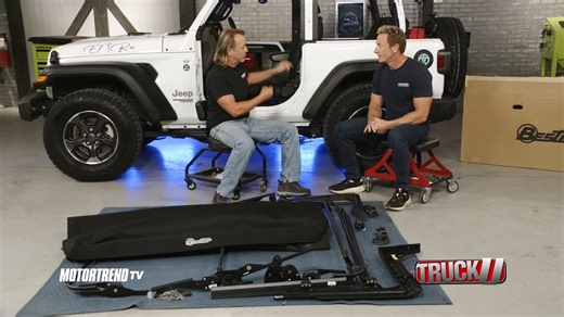 The 2-door Jeep JL is getting a major upgrade to make it truly beach worthy! We're replacing the hard top with the Bestop Supertop Glide, and adding Bestop Soft Doors for the ultimate summer driving experience. Watch the full installation and feature breakdown of these premium soft-top products. The Supertop Glide offers incredible ease of use, allowing one person to quickly switch between three fun configurations! | Truck U