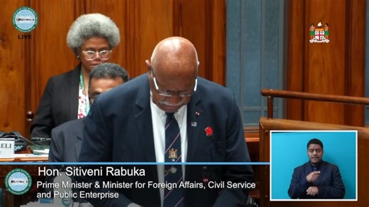 Prime Minister Honorable Sitiveni Ligamamada Rabuka's update on Fiji's alignment with United Nations Convention Against Cybercrime. Watch the full video on Fiji government YouTube channel. Read the statement on Fiji Government Website www.fiji.gov.fj #FijiGovernment #cybersecurity #UNCybercrimeConvention #cybercrimeprevention | Fiji Government