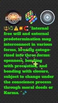 🎬FREE WILL AND PREDETERMINATION 🔱♻️⚠️💥🧲 #FreeWillAndDeterminism