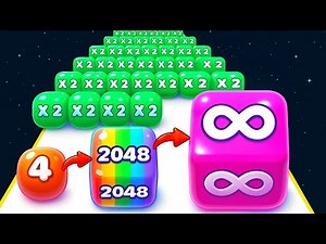 💔 Ball Run Infinity 2048 🆚 Push Harder 2048 – Ultimate Cube Merge Challenge | Full Gameplay Ep-54
