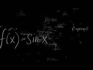 School math equations on chalkboard fly effect | Magic green screen