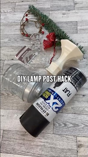 Dollar Tree Christmas Lamp Post DUPE | Easy Holiday Decor Hack!