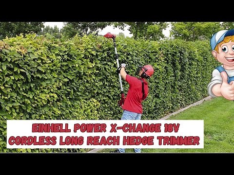 Einhell Power X Change 18V Cordless Long Reach Hedge Trimmer