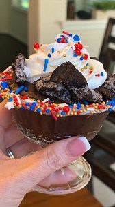 This is seriously one of my family’s all-time FAVORITE desserts! We usually make it for the 4th of July, New Year’s, Valentine’s Day — or honestly, anytime we want to celebrate something! 🎉It’s rich, creamy, and packed with Oreos (the more you add, the better!). And the best part? It’s super simple to make. Just be sure to prep it a few hours ahead so the Oreos soften into that perfect creamy texture.Warning: I only let myself make this once or twice a year because I cannot stop eating it! 😆In