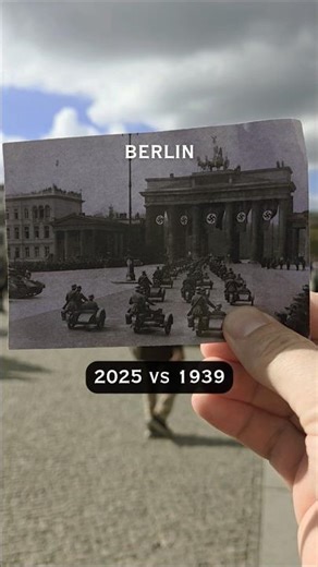 BERLIN 🇩🇪 Then vs Now #berlin #thenandnow #history #ww2