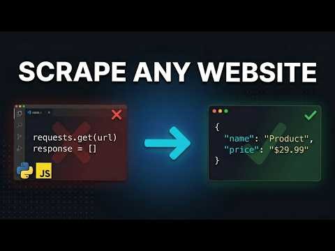 Web Scraping 101: How to Scrape Any Website (Python & JavaScript)