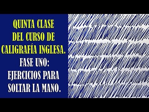 ✔ Curso de Caligrafía 🅸🅽🅶🅻🅴🆂🅰 GRATIS Clase #05 Ejercicios Básicos | Copperplate | Pablo Bermúdez