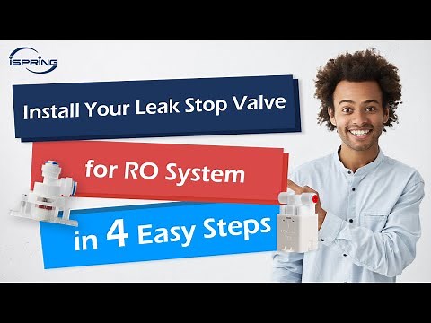 How to Install iSpring Leak Stop Valve for Reverse Osmosis RO Water System | DIY Installation