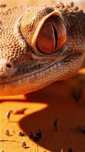 Tiny Lizard Survives Extreme Desert Heat 🦎🔥 | Cinematic Miniature World