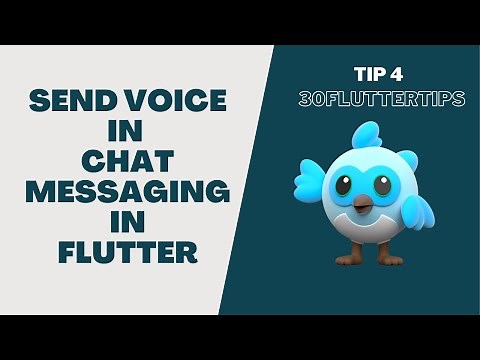 Send Voice In Chat Messaging With Firebase In Flutter | Tip 4 | 30 Flutter Tips | Lakshydeep Vikram