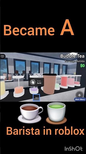 A niche barista -Roblox