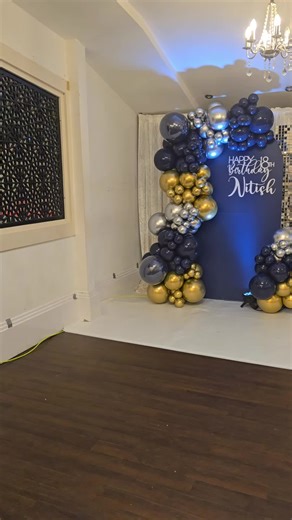 Nitish's 18th birthday decorations @Chak 89 For Cakes and Decorations Contact Sinthu 07440 624192 #Feathers_cakes_and_designs #catford #Mitcham #Lewisham #London