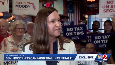 Sen. Ashley Moody makes campaign stop in Central Florida as she seeks win November special election